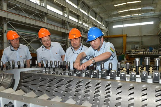 中国西电集团有限公司党委书记、董事长白忠泉一行来访欧博allbet