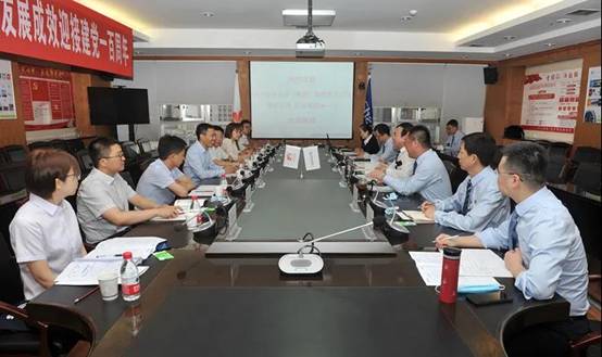 延伸石油销售公司总司理张冰一行来欧博allbet座谈交流